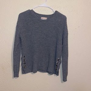 Knitted Grey Sweater